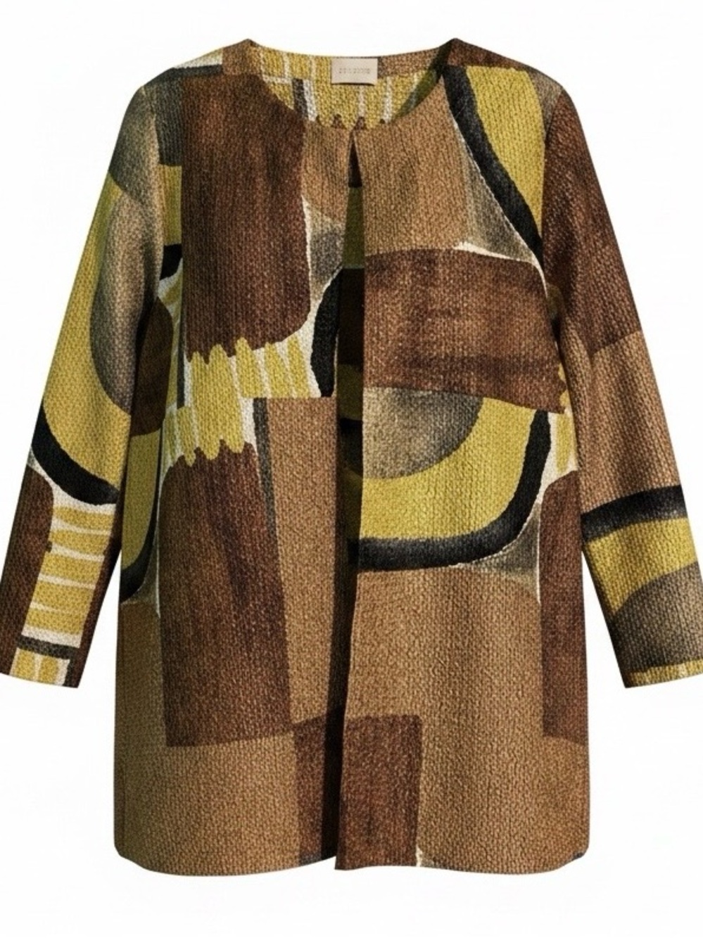 Chico's 2 Piece Abstract Tank & Jacket Size 2 (Large)